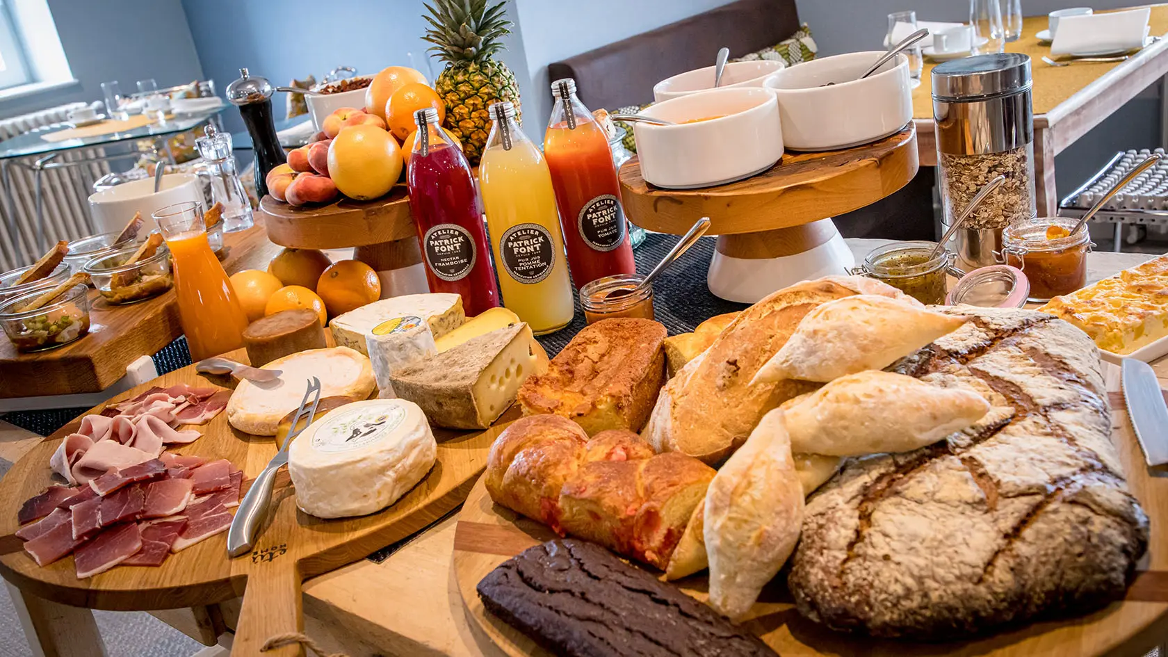 Petit déjeuner continental