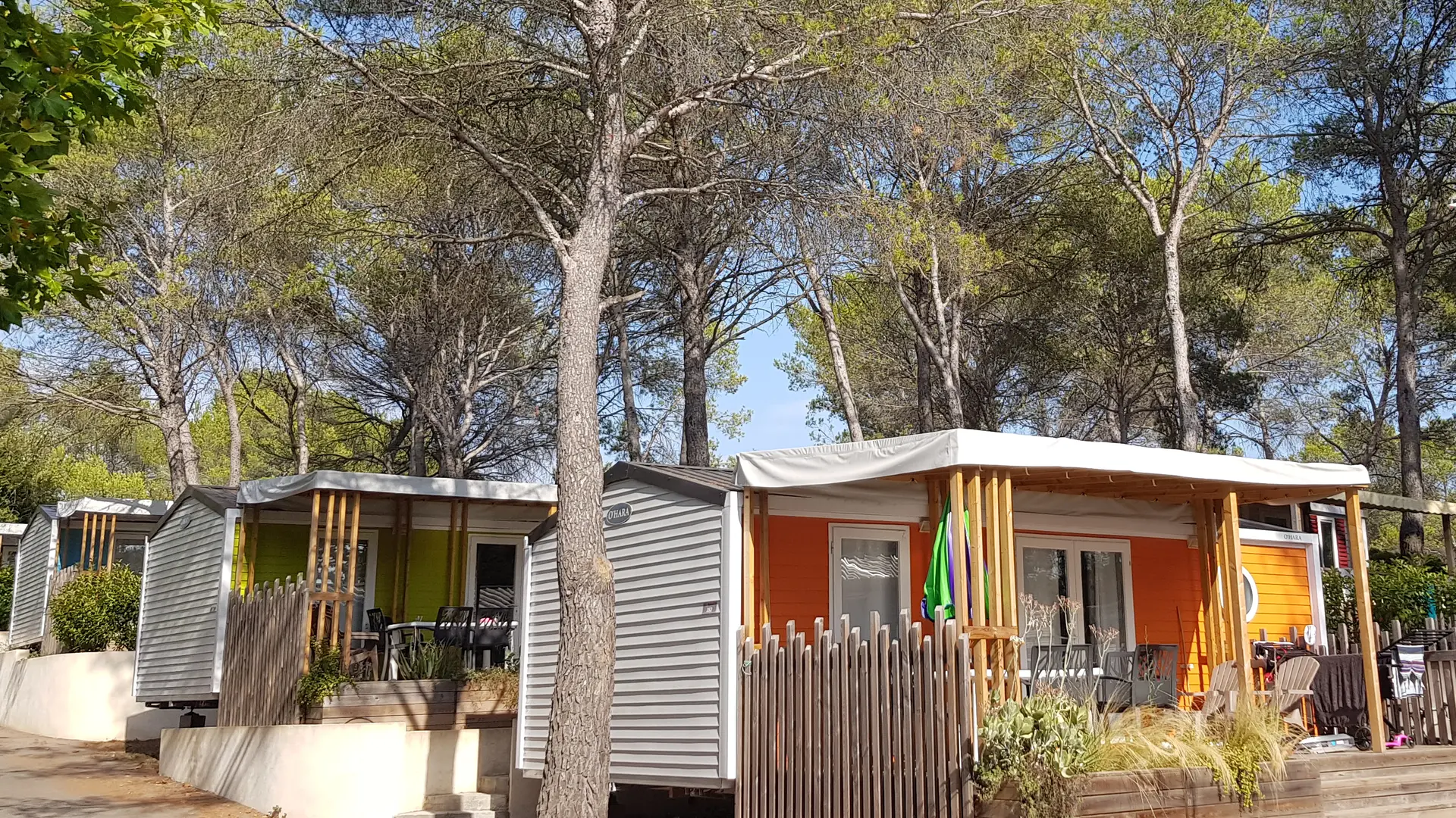 Camping La pierre verte mobil home