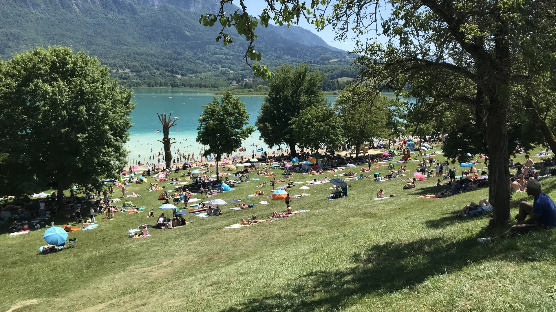 Plage du Sougey Saint-Alban-de-Montbel