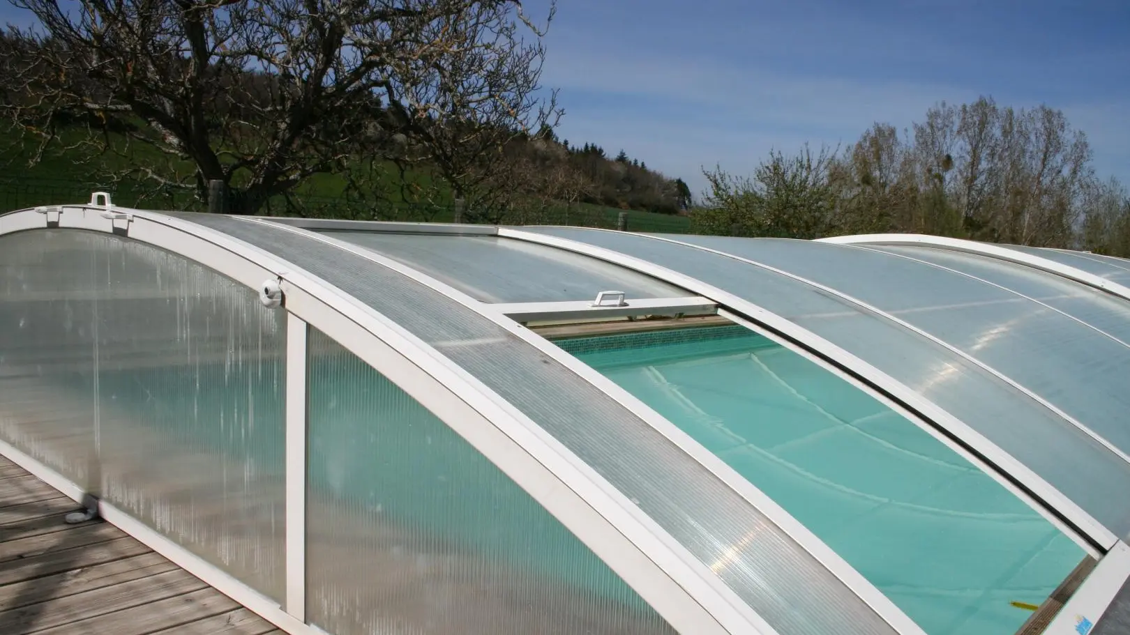 baignade possible sous l'abri en cas de mauvais temps