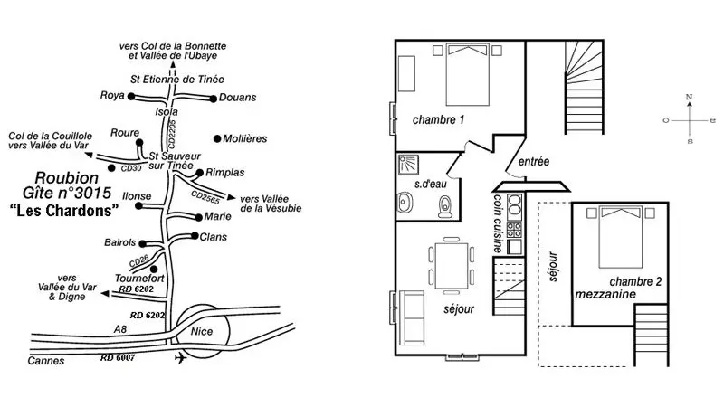 Accès et plan de votre logement