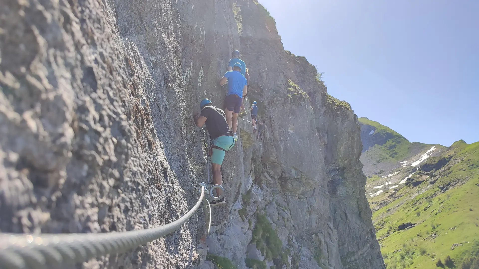 Activité via ferrata