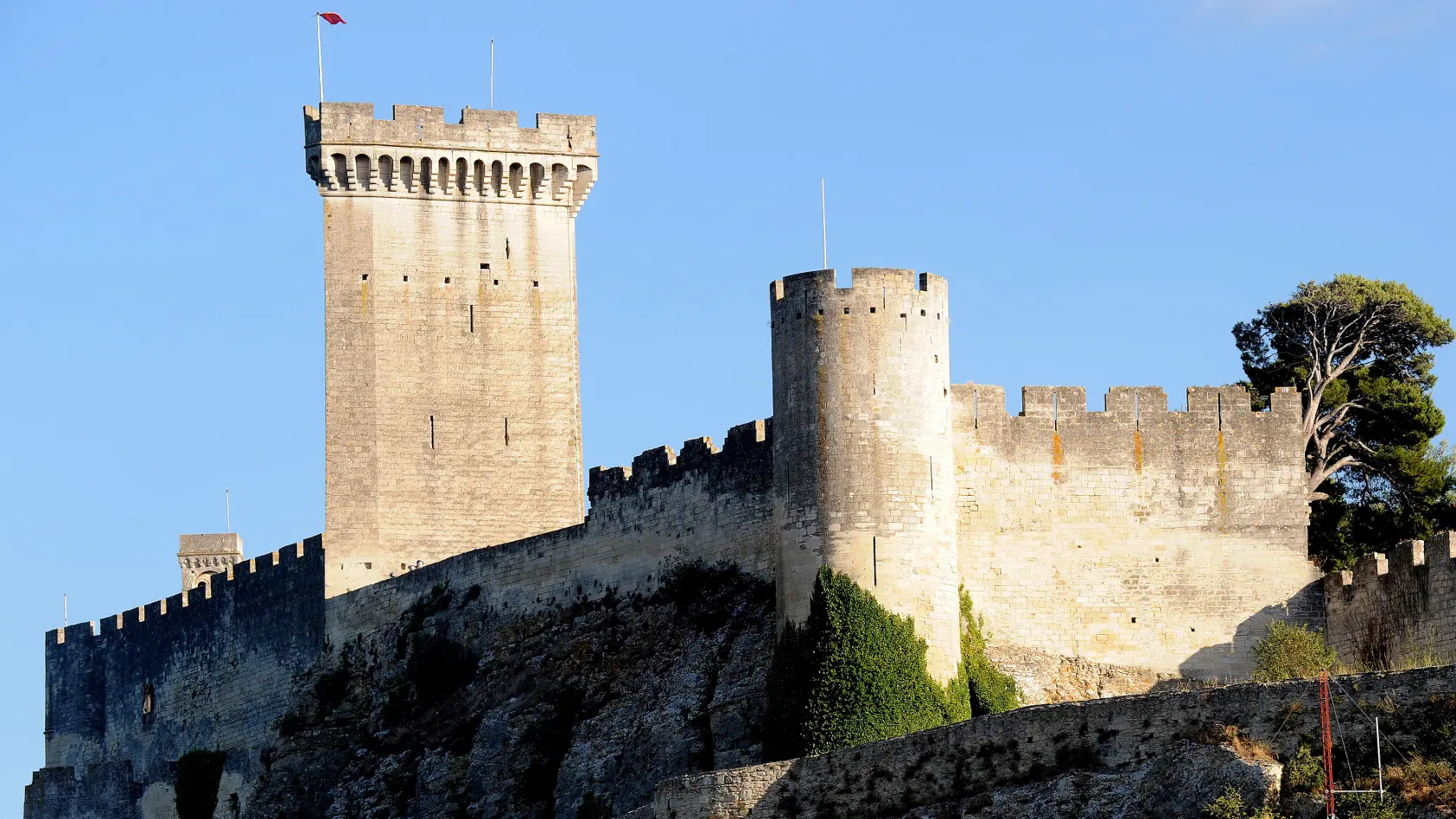 Vue aérienne de la Forteresse