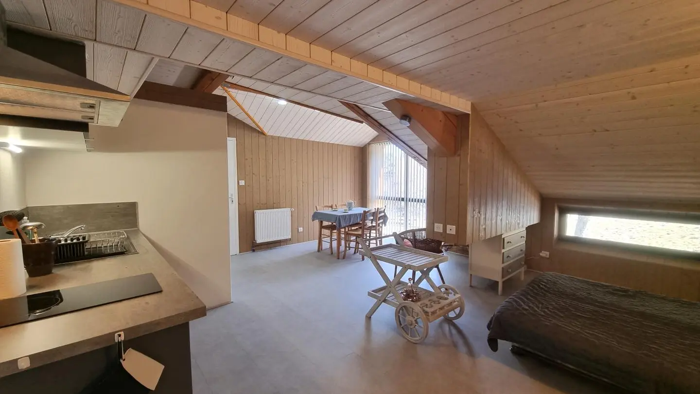 L'annexe du gîte en étage : studio 2 personnes de 33m².