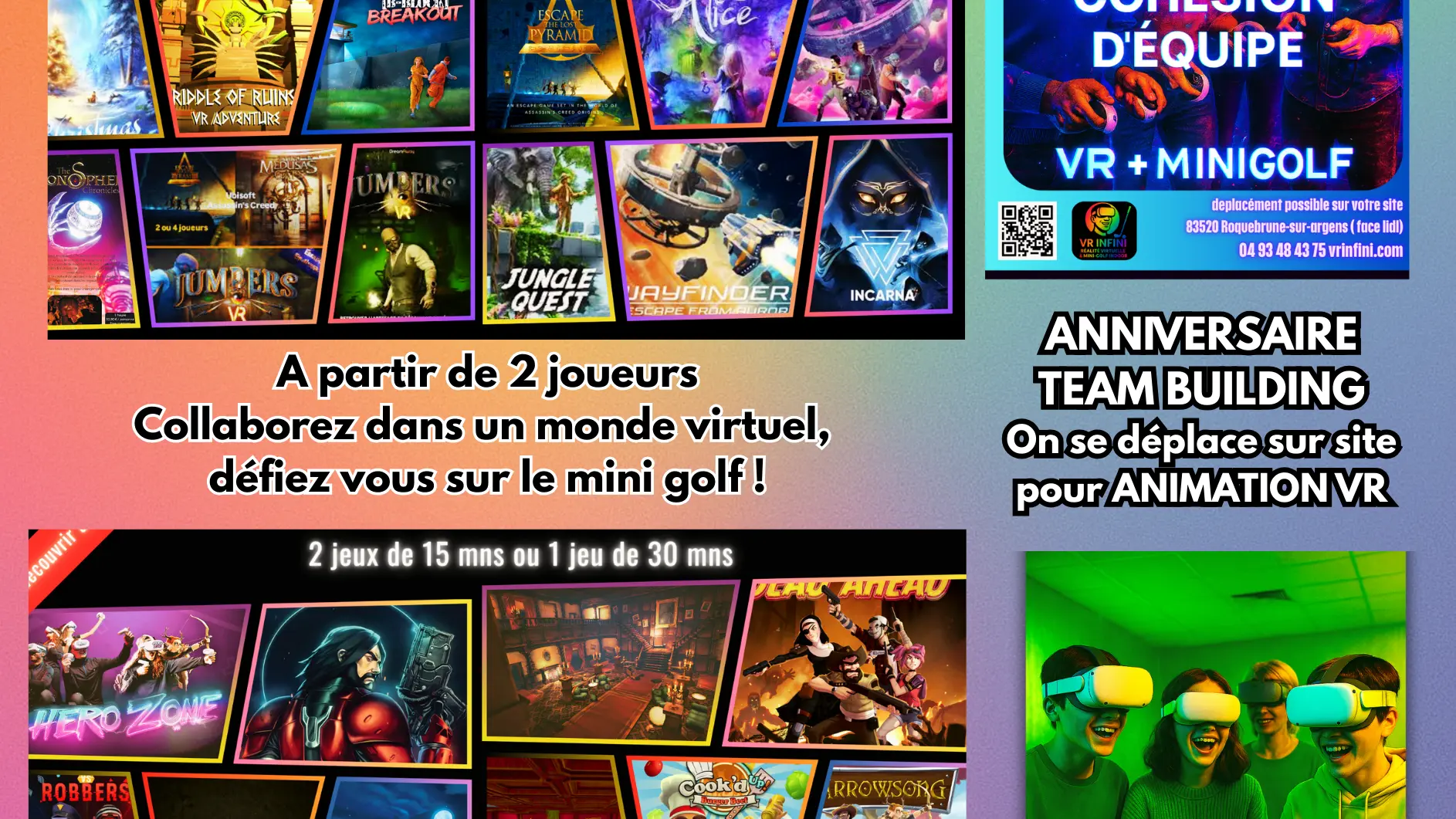 Jeux VR Infini