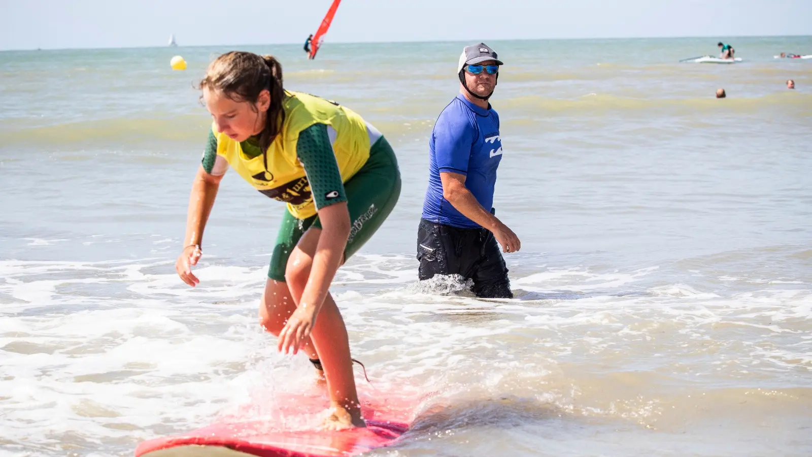 Cours de surf et natation