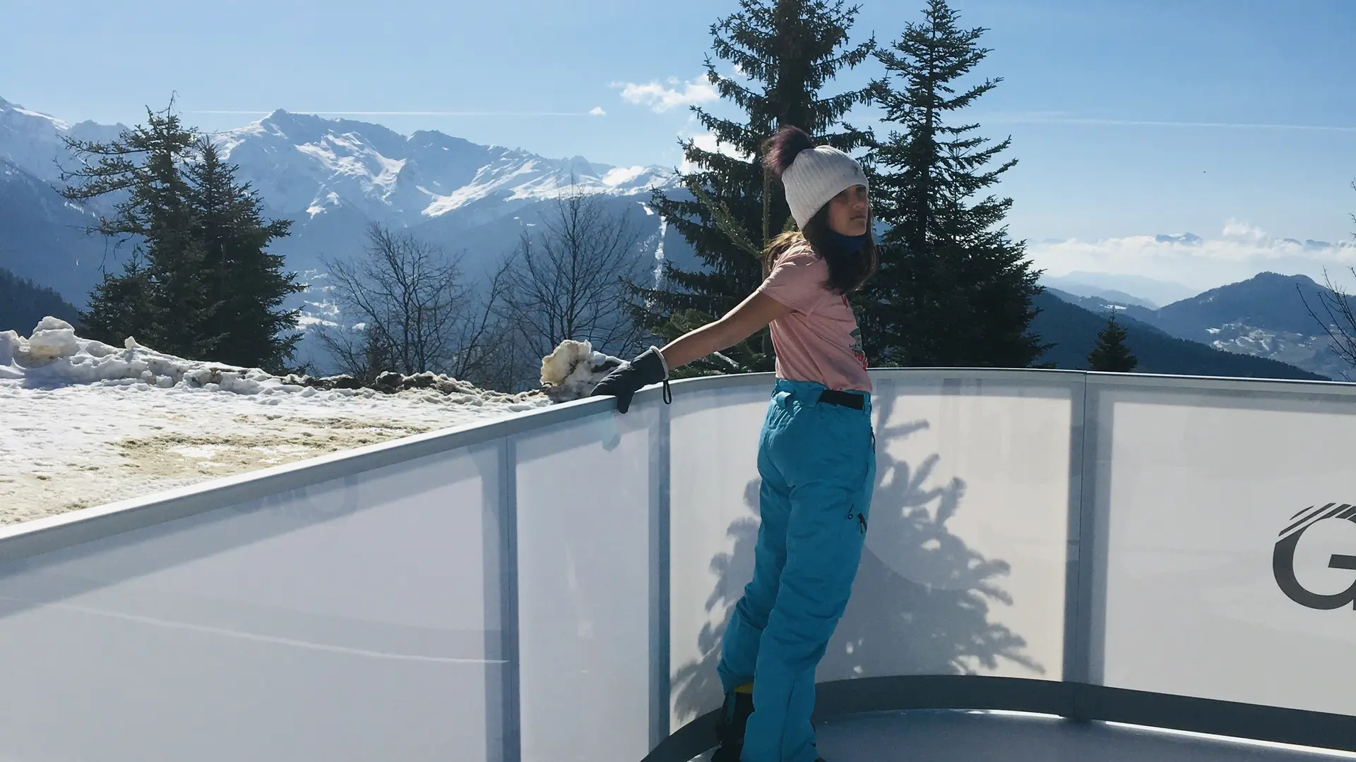 Photo de la patinoire au Collet