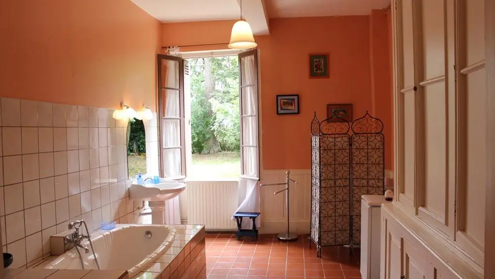 Salle de bain baignoire et douche