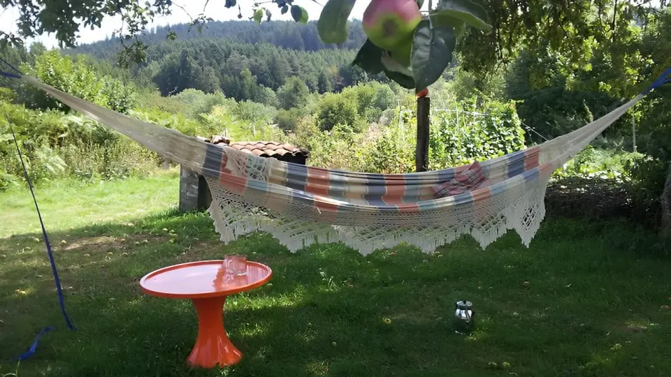 Hamac dans le jardin