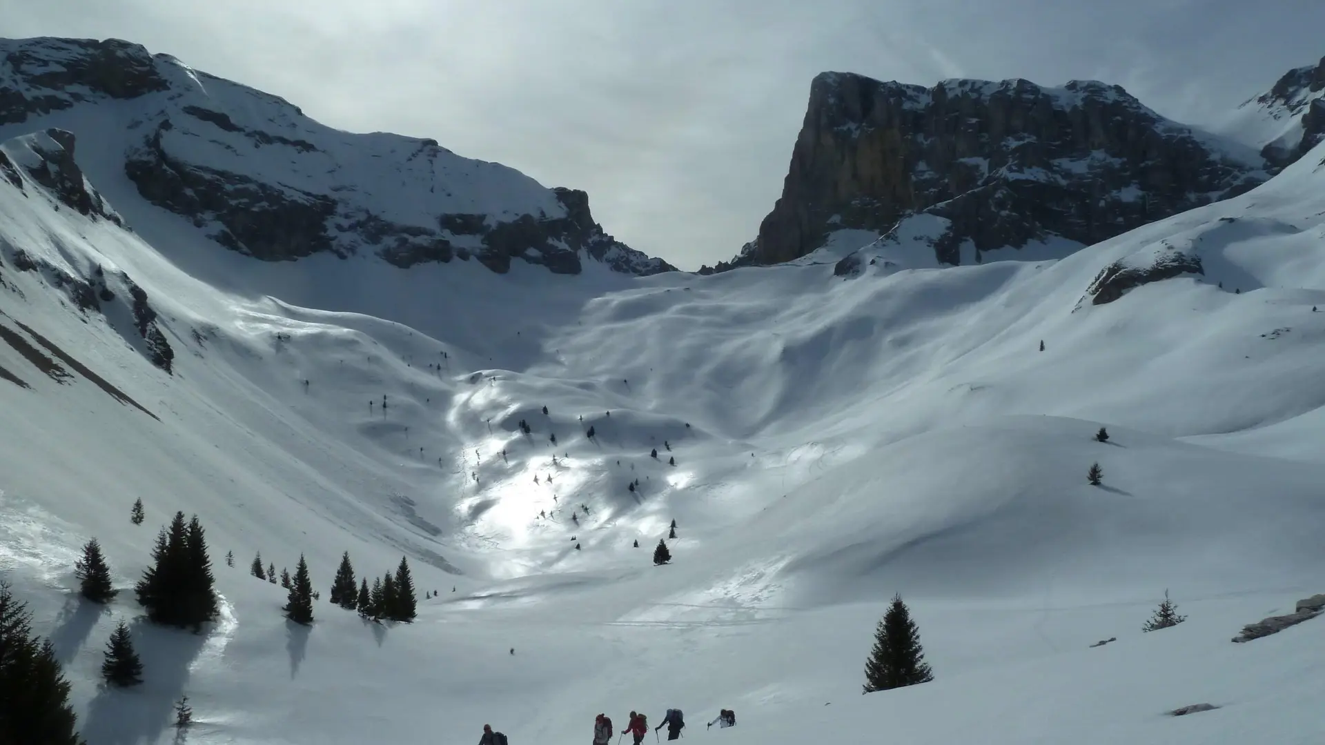 Sortie raquettes avec Michel Manini, Dévoluy, Hautes-Alpes