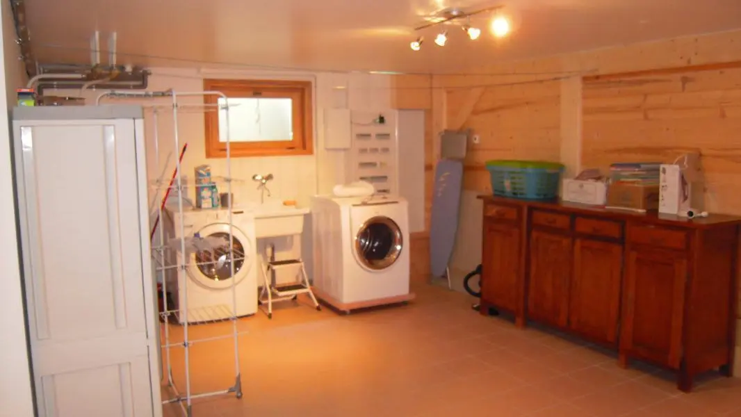 Buanderie au sous-sol