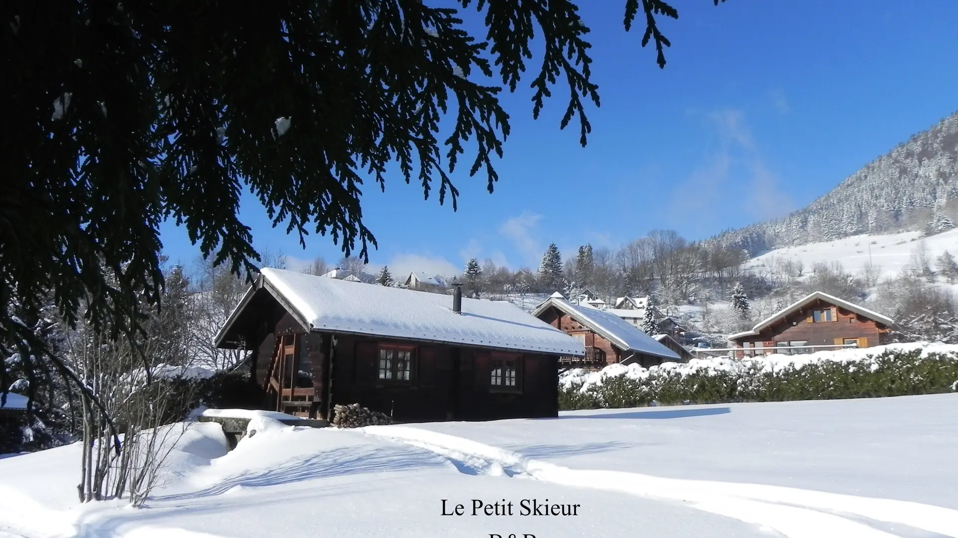 Vue extérieure du chalet