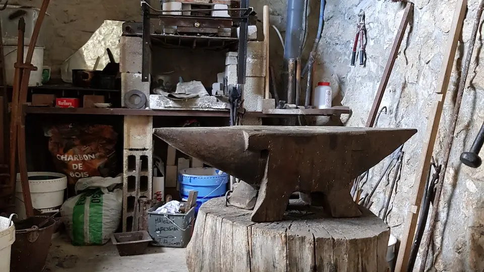 Atelier forge de lame