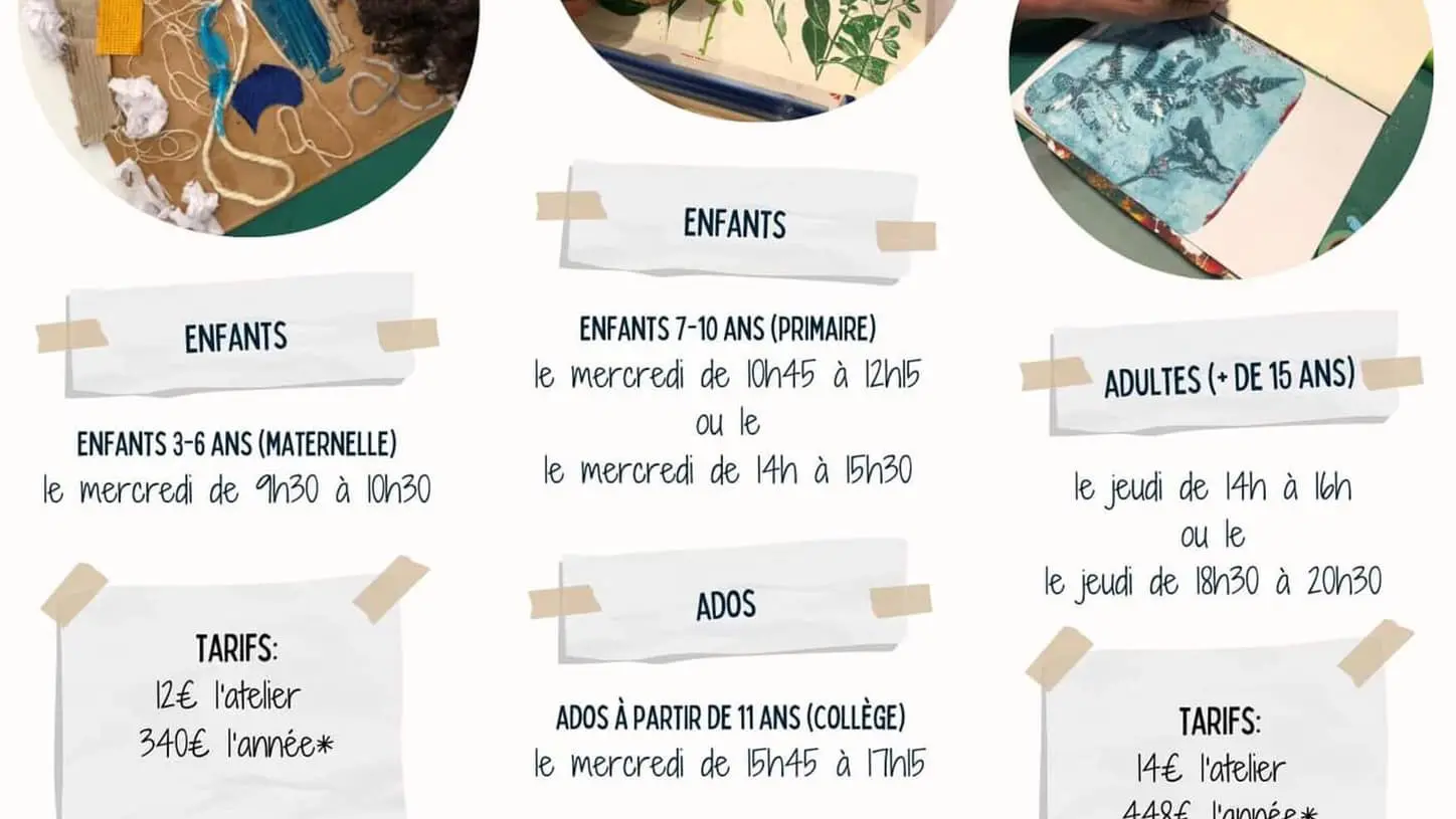 Ren'Art en Herbe - Atelier créatif