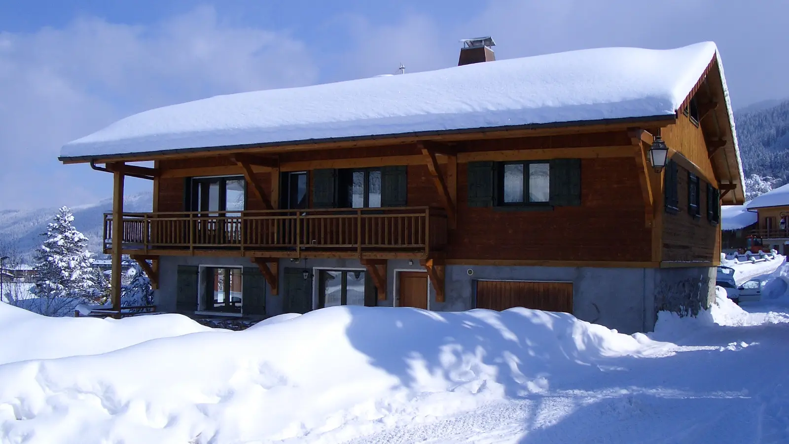 Chalet en hiver
