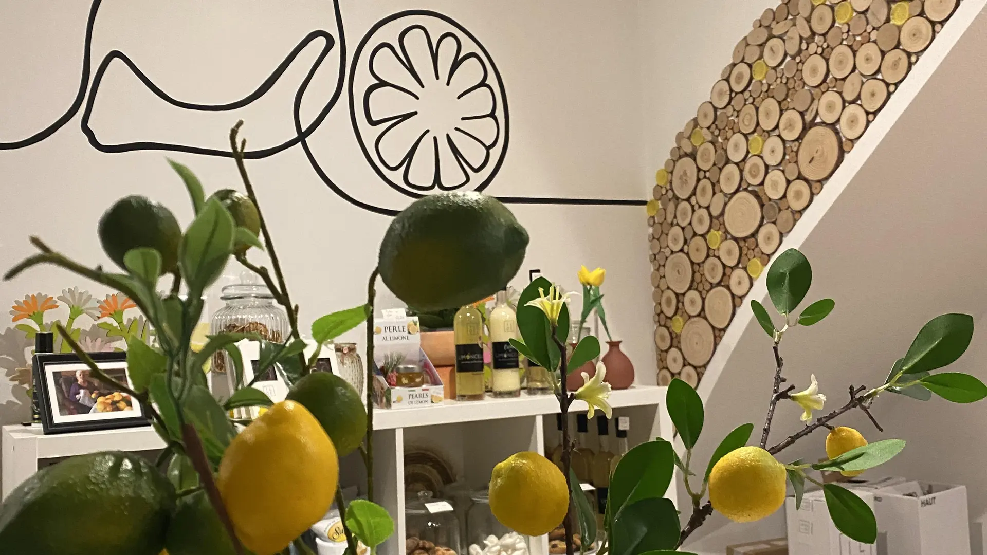 Intérieur de la boutique