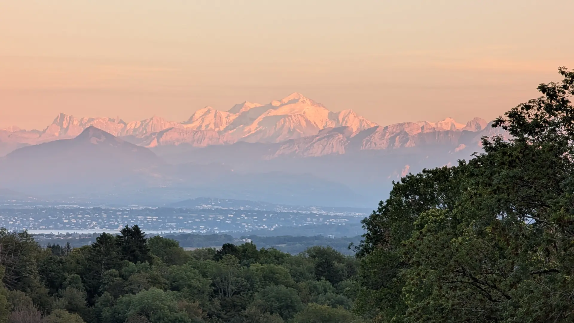 Vue depuis la terrasse