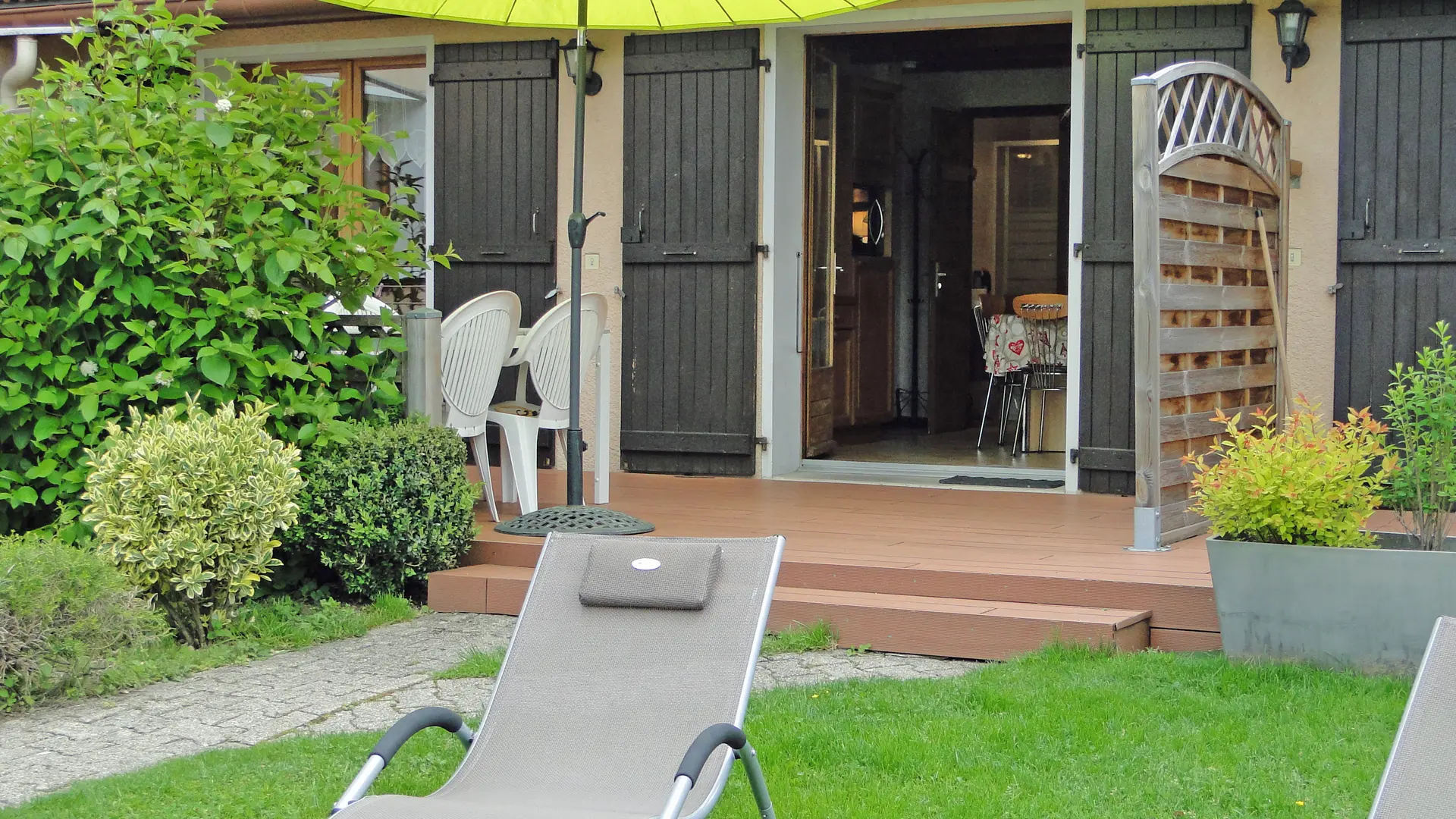 Terrasse - Gîte Cotagne - Thônes, Haute-Savoie