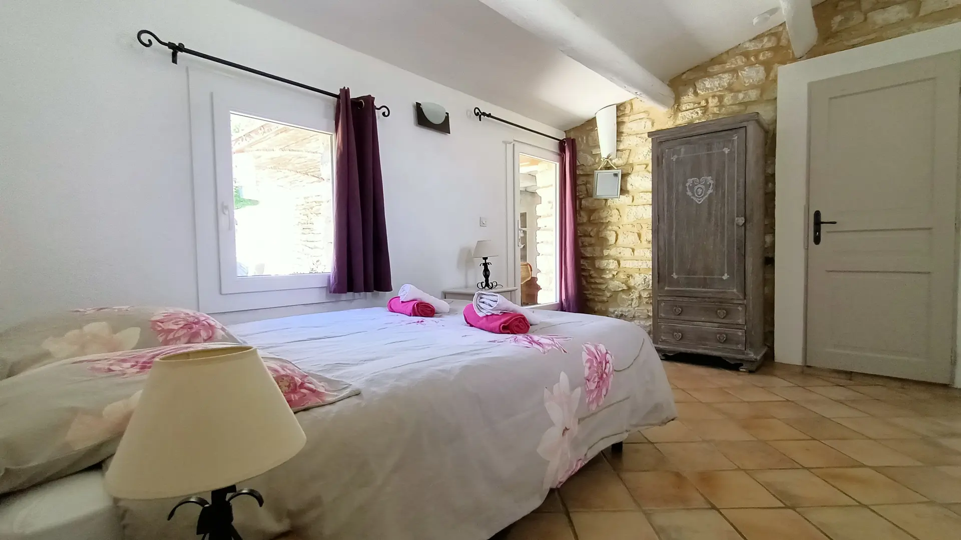 chambre Mauve Bastide des vignes