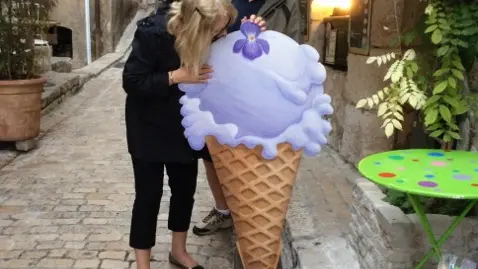 Tourrettes sur loup visite gudiée