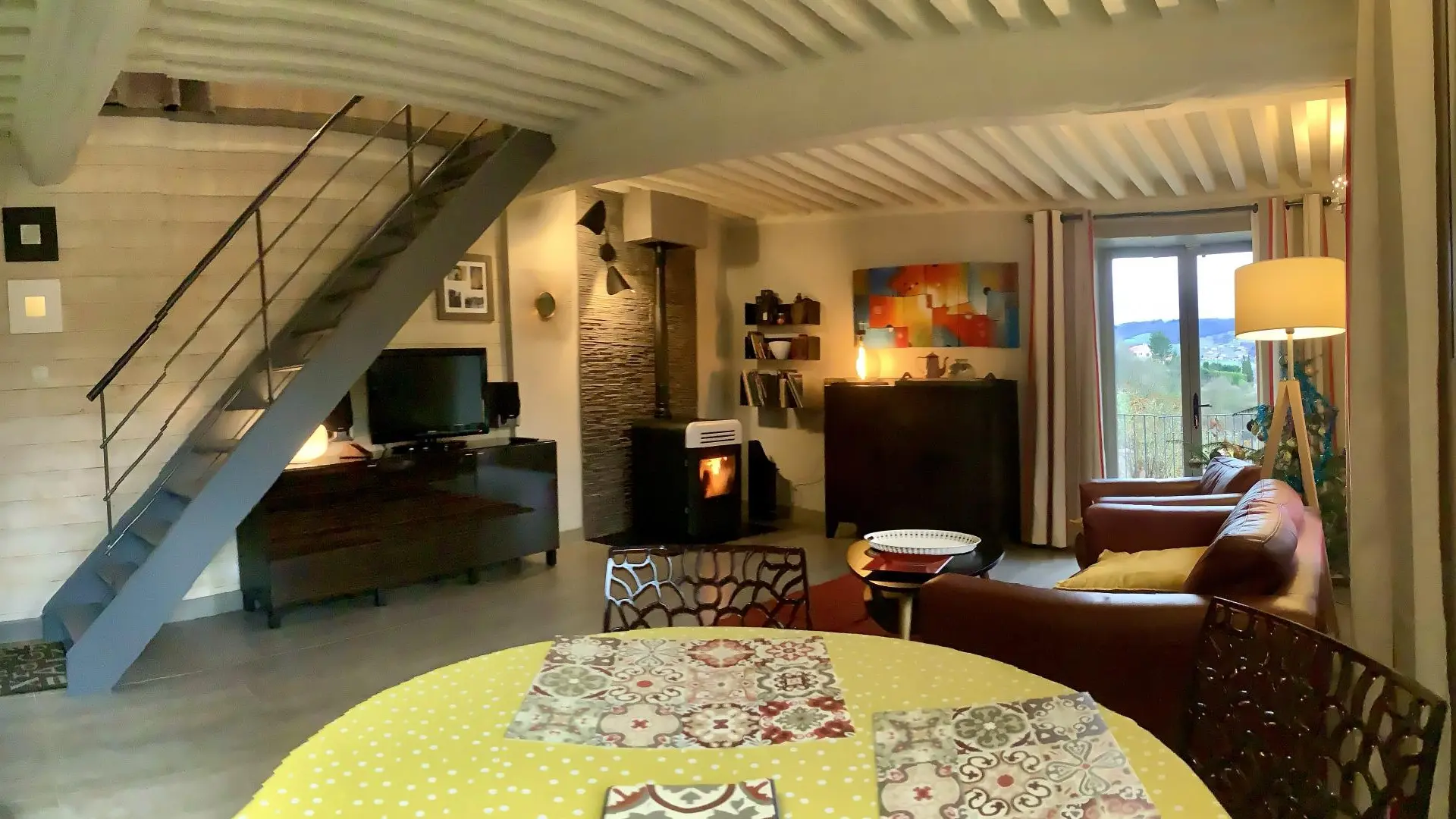 Salon au coin du feu