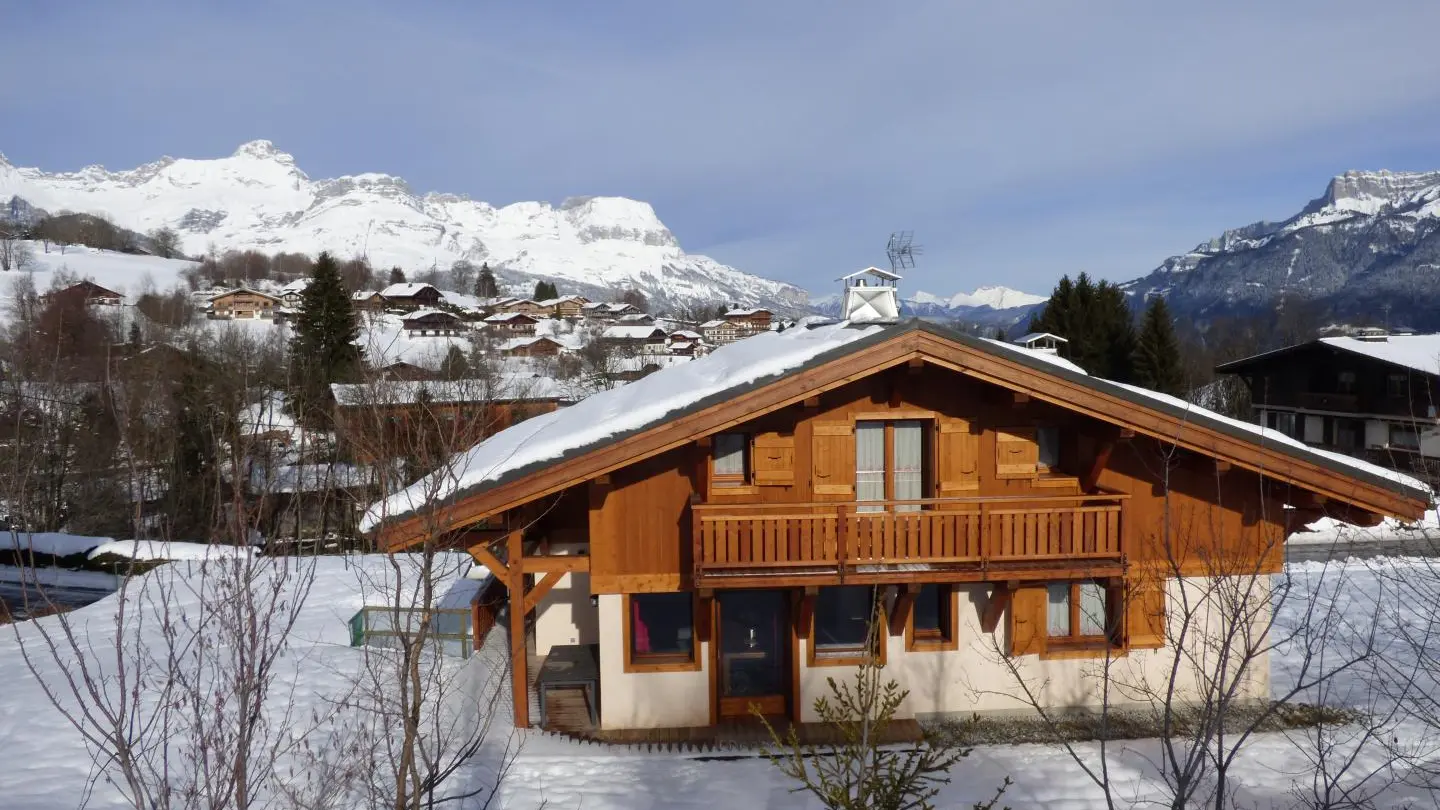 Vue sur la chaine des Aravis