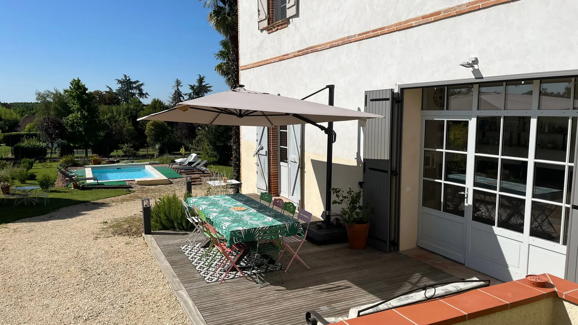 terrasse vue pigeonnier