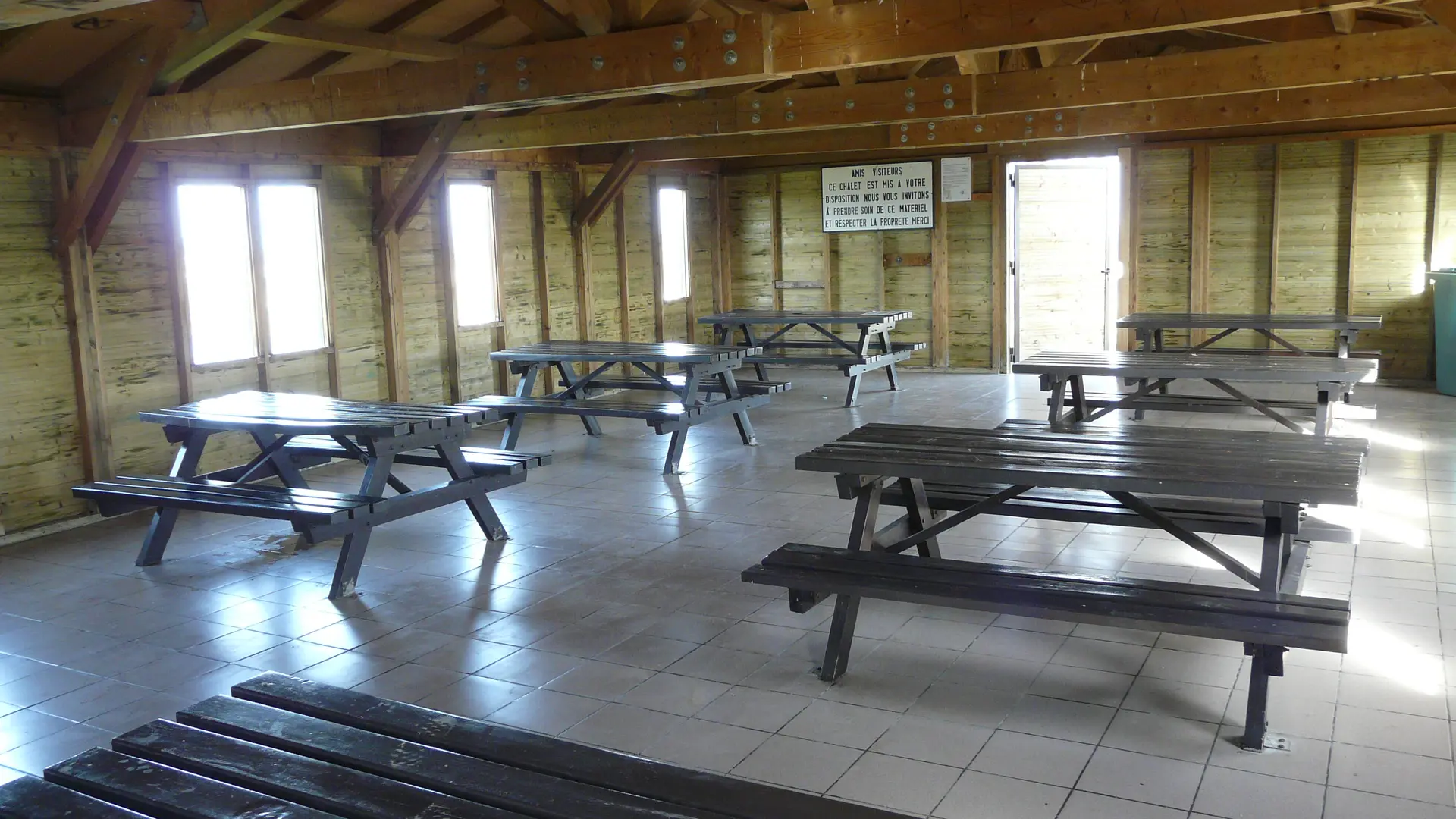 Salle hors sac de l'intérieur