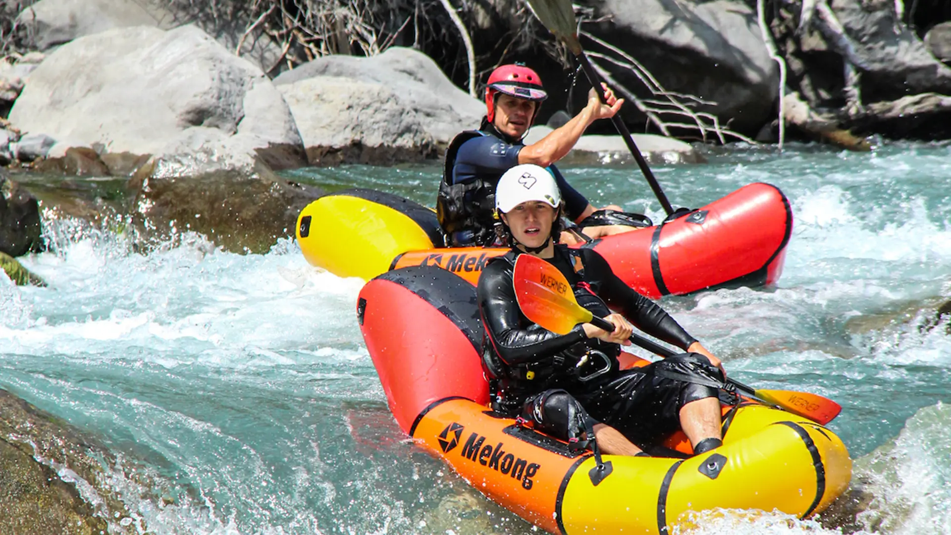 Canoë-raft / kayak-raft avec Oueds & Rios Rafting