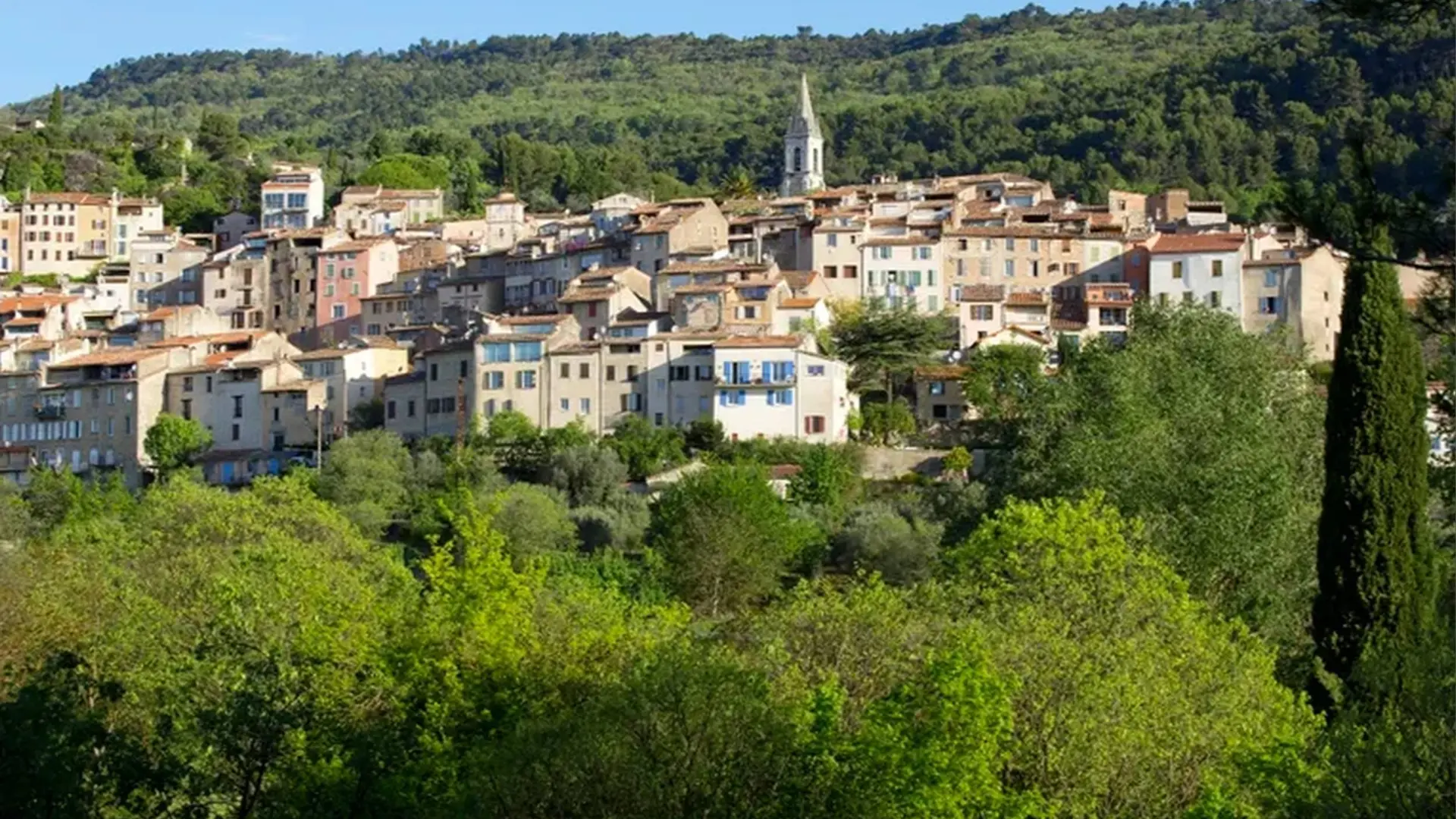Panorama sur le village de Callas