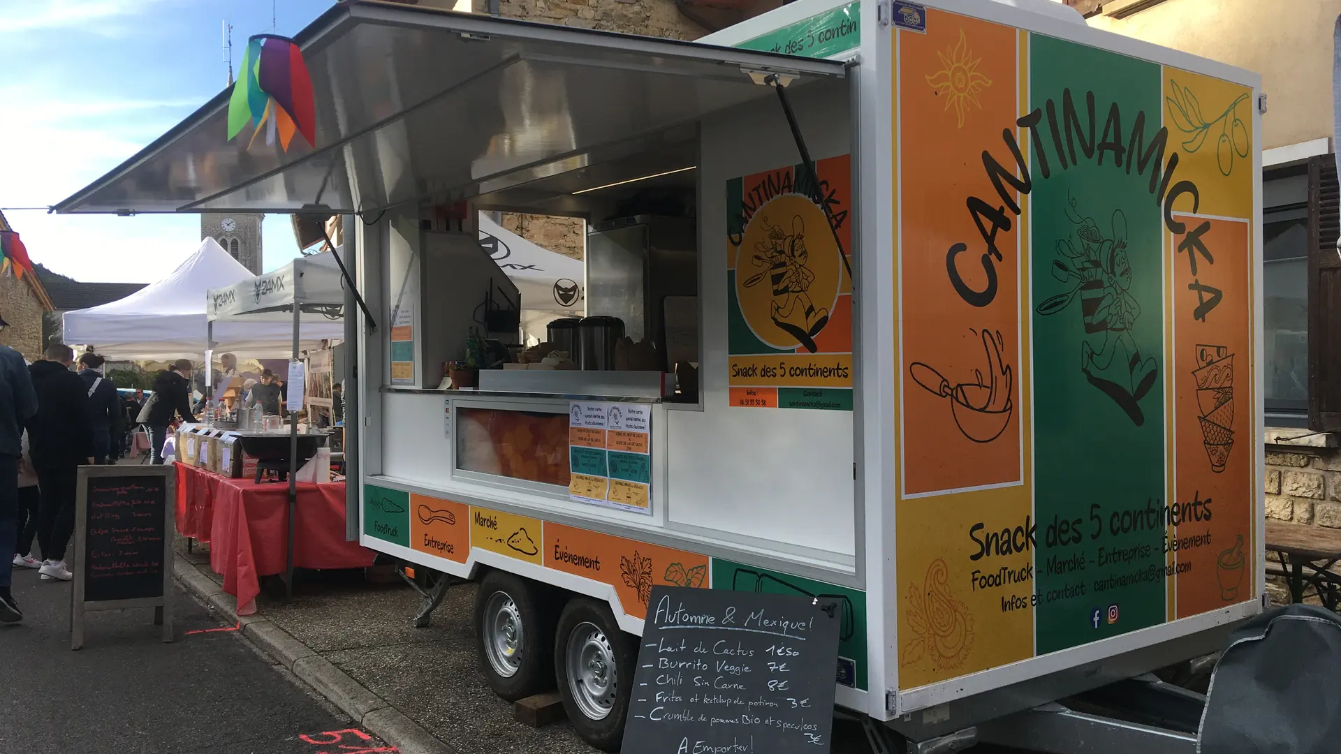 Le Food Truck au marché de Cuisiat