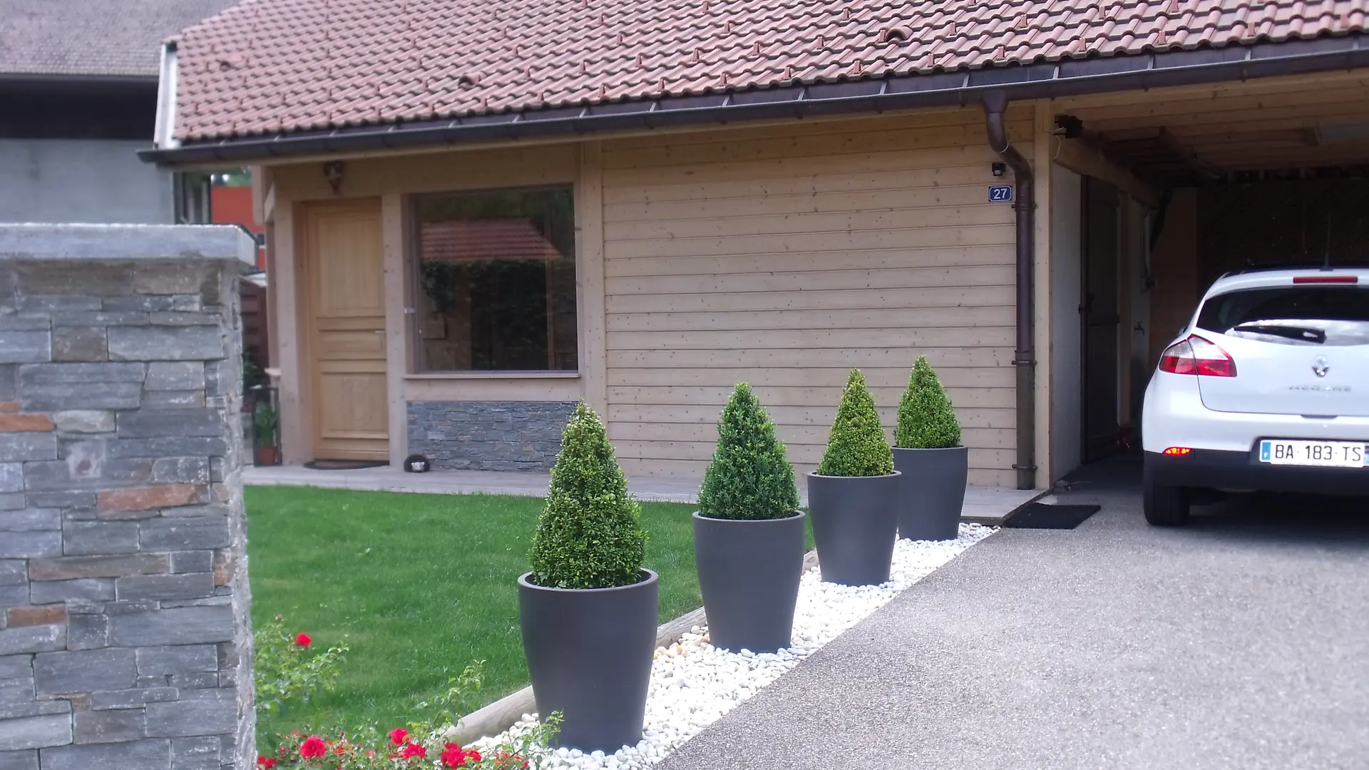 Entrée extérieure - Chalet du Fier - Thônes, Haute-Savoie