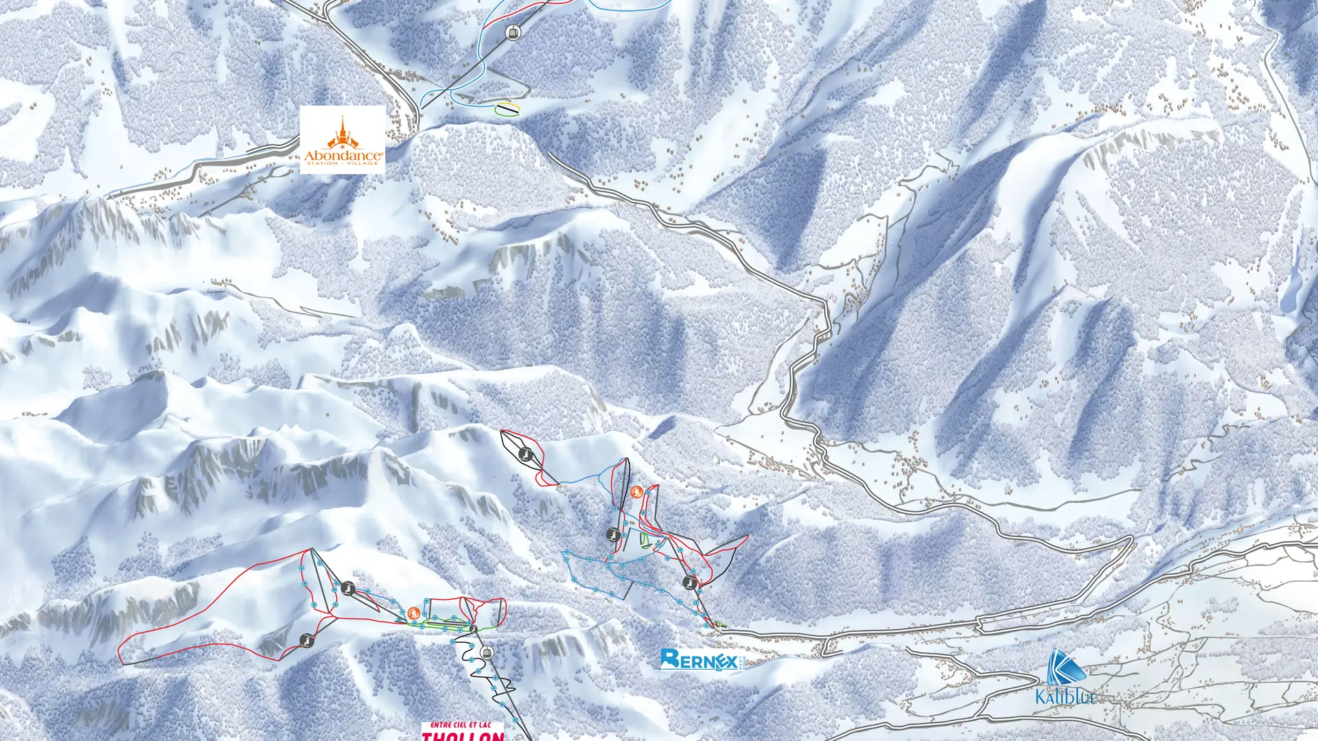 Les montagnes d'Evian