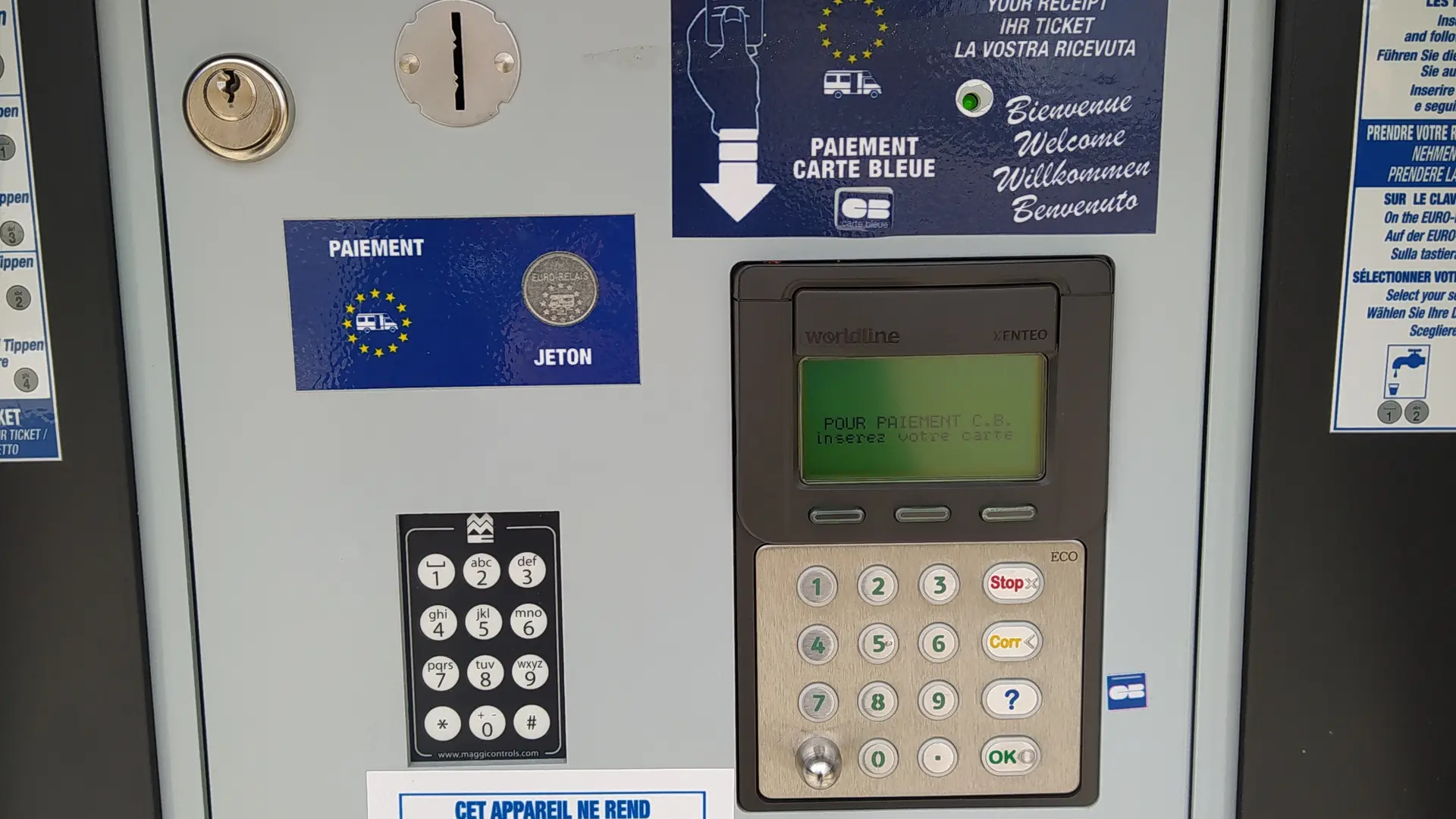 Borne de services