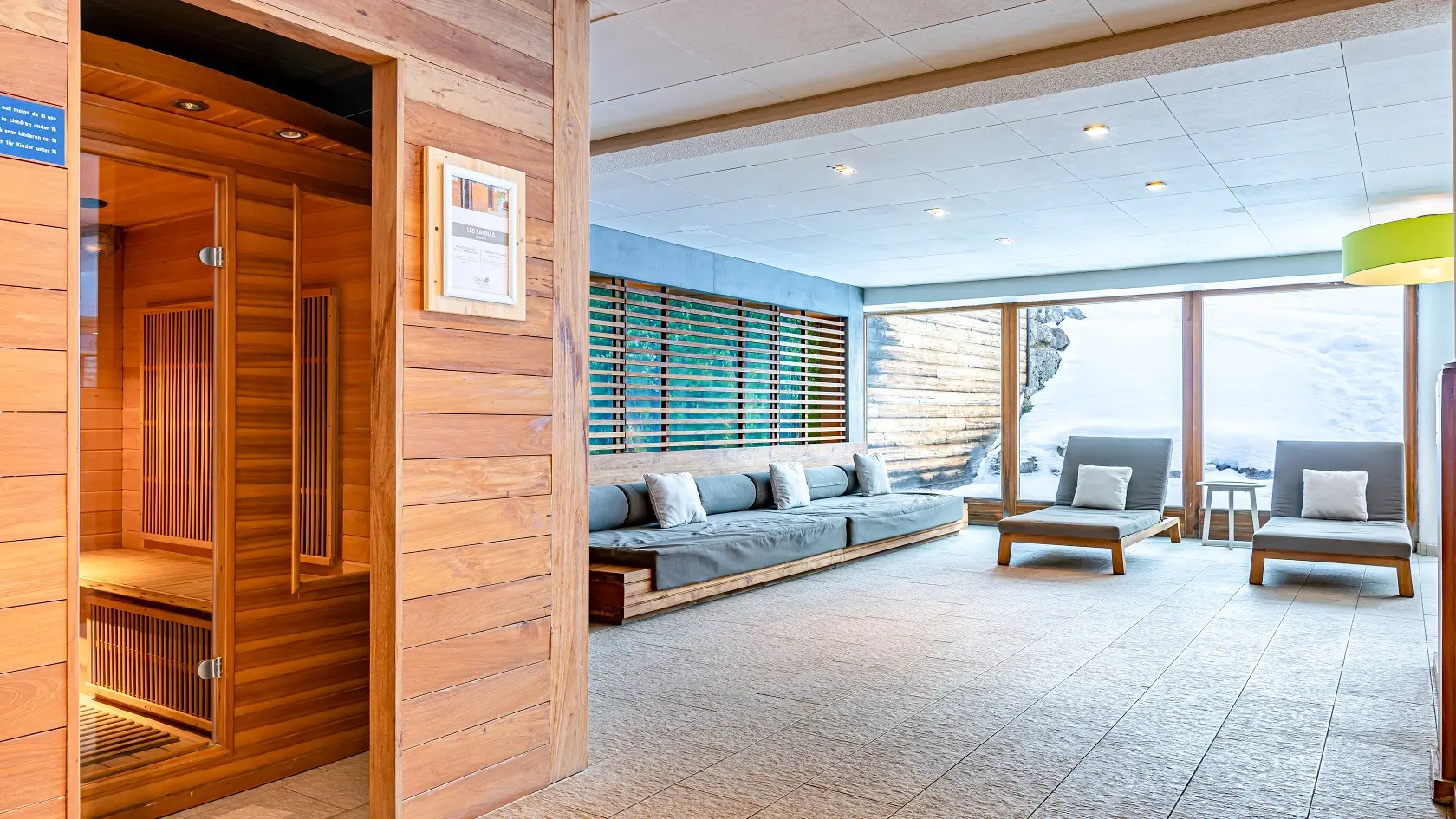 Espace Spa - Coin sauna et repos