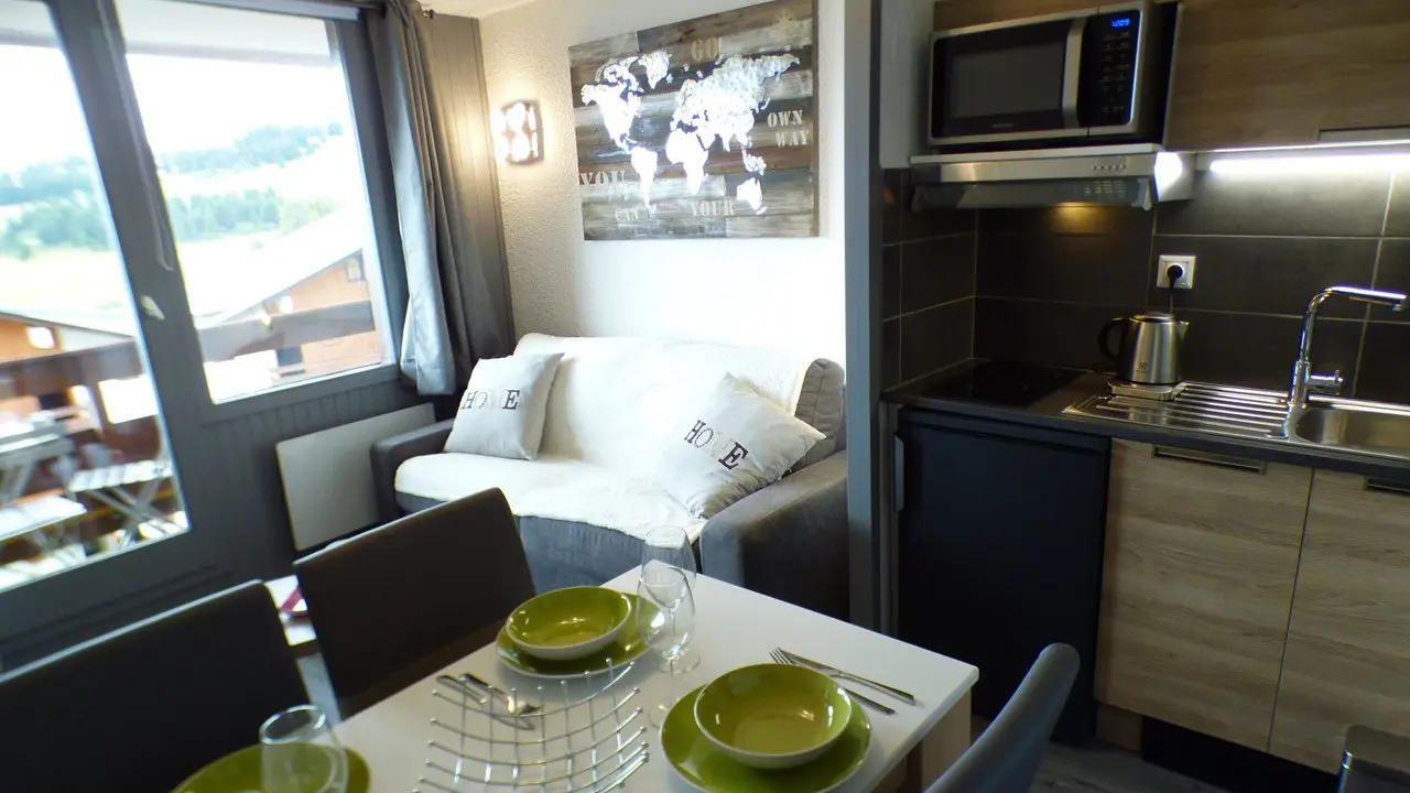 Studio 4 personnes - Jardin Alpin - Epervière - 108_Les Saisies