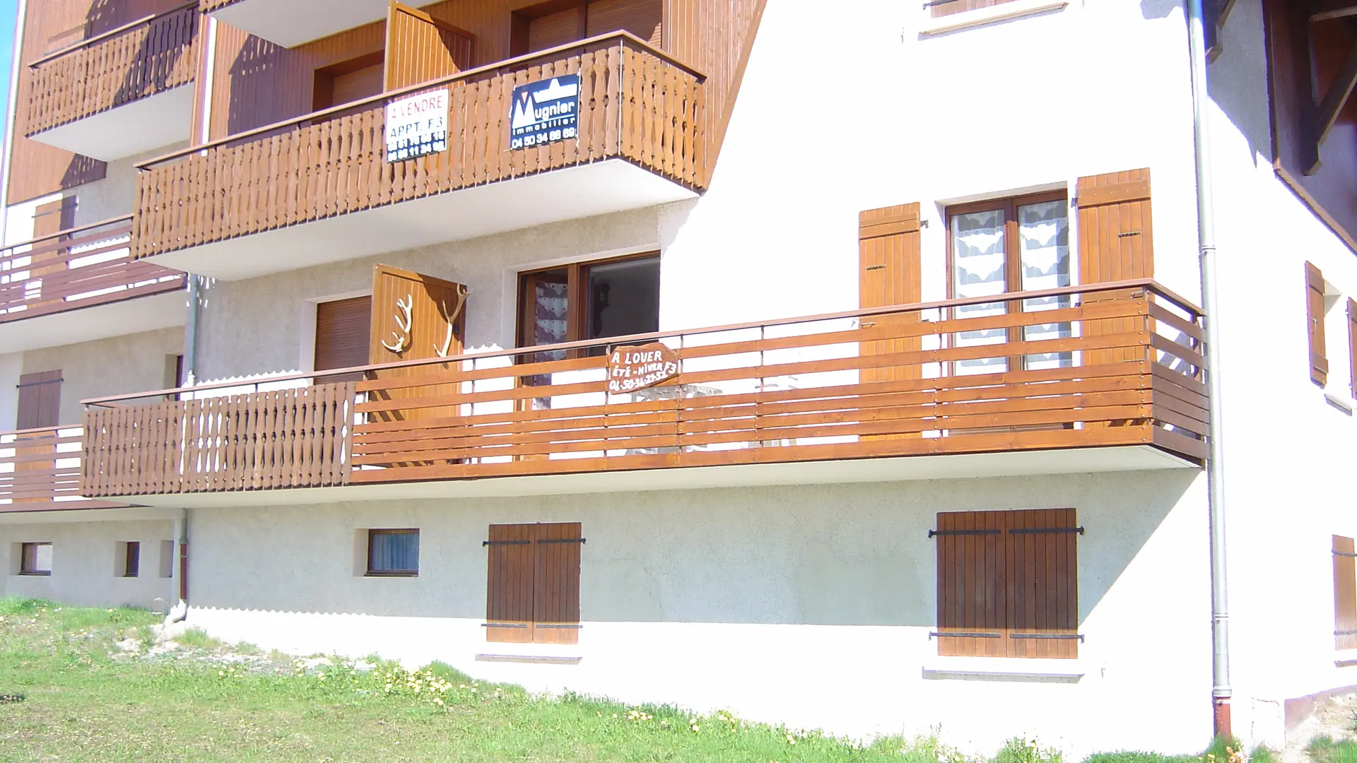 Balcon vue de l'extérieur