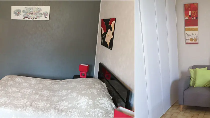 Espace nuit séparée du séjour