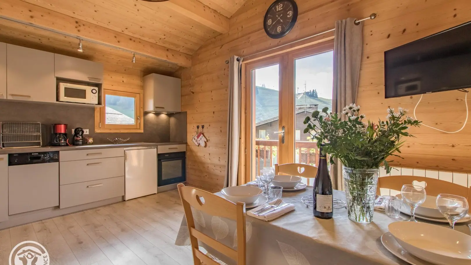 Pièce de vie chaleureuse