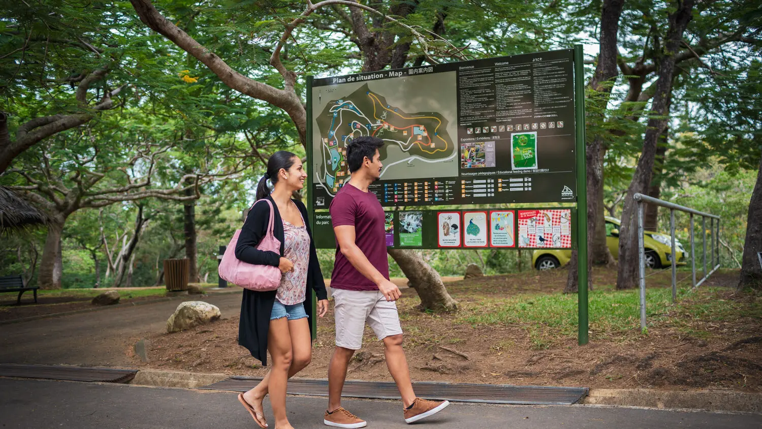 Visite du parc