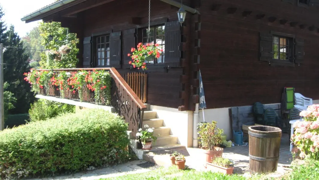 Le chalet en été