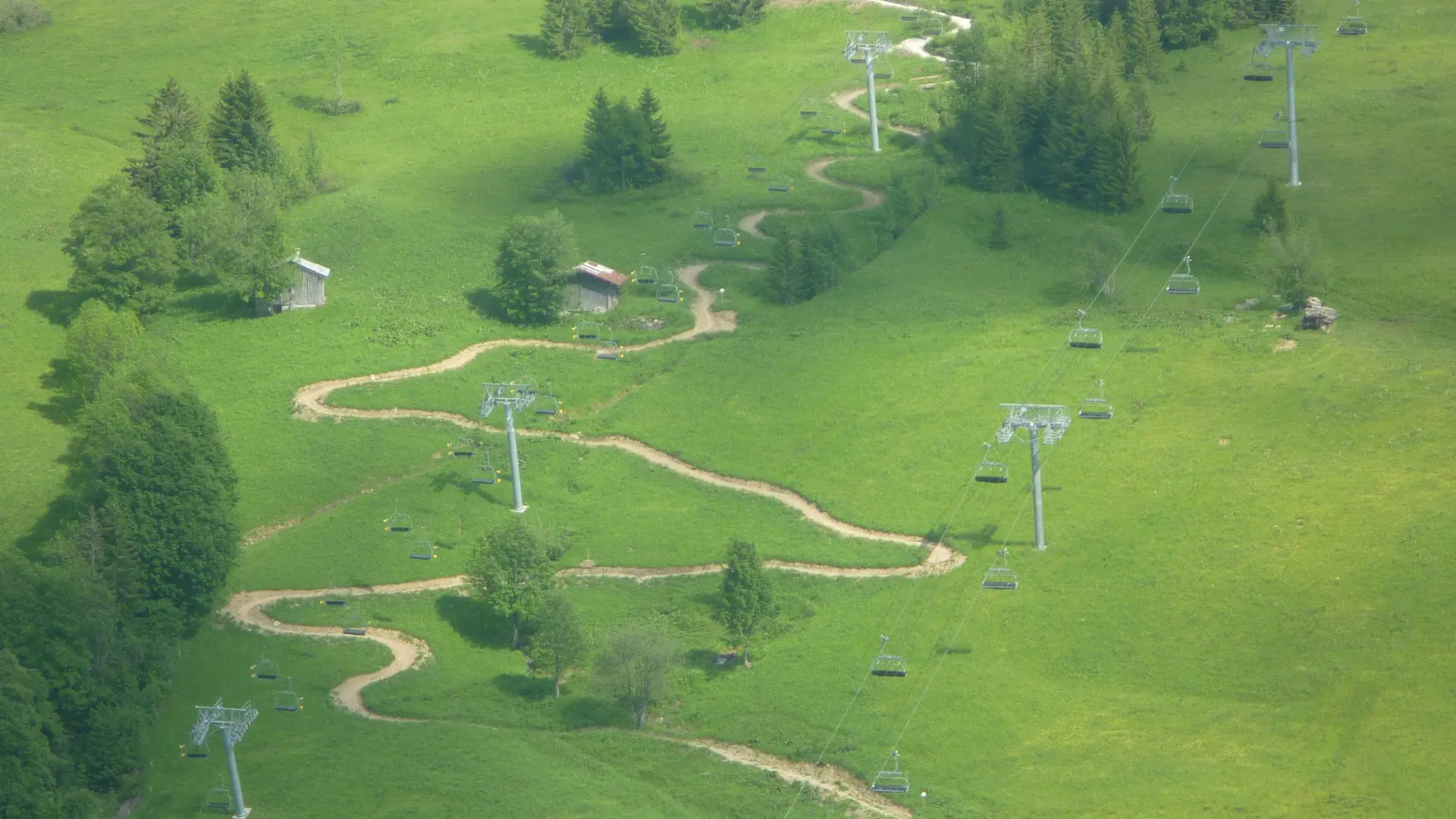 Pistes de descente VTT du Châtelet