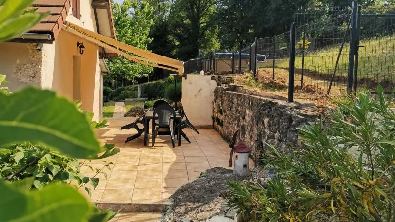 terrasse du gîte