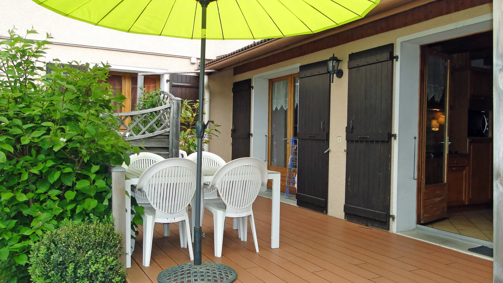 Terrasse  - Gîte Cotagne - Thônes, Haute-Savoie