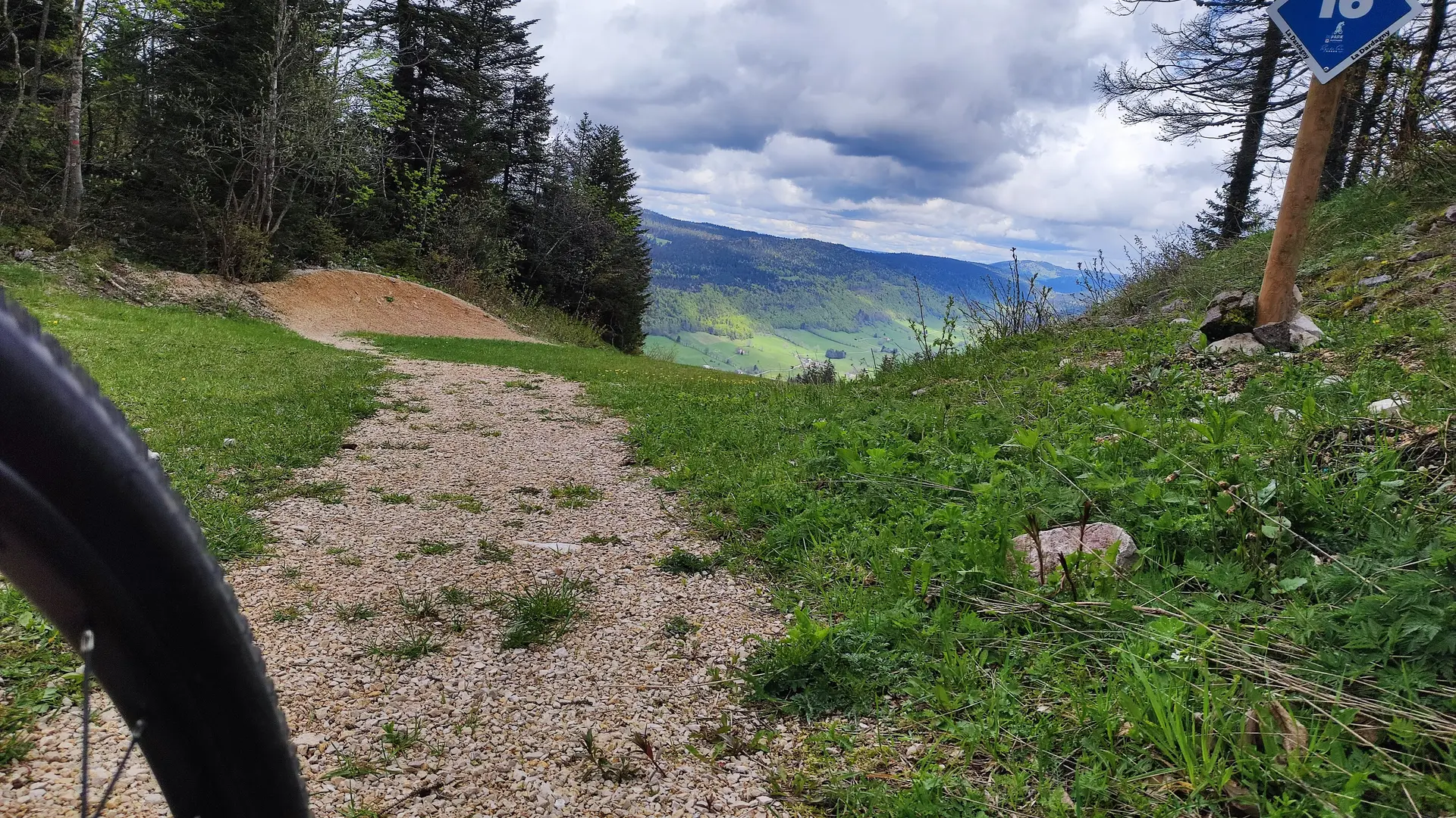 Mountain bike signs