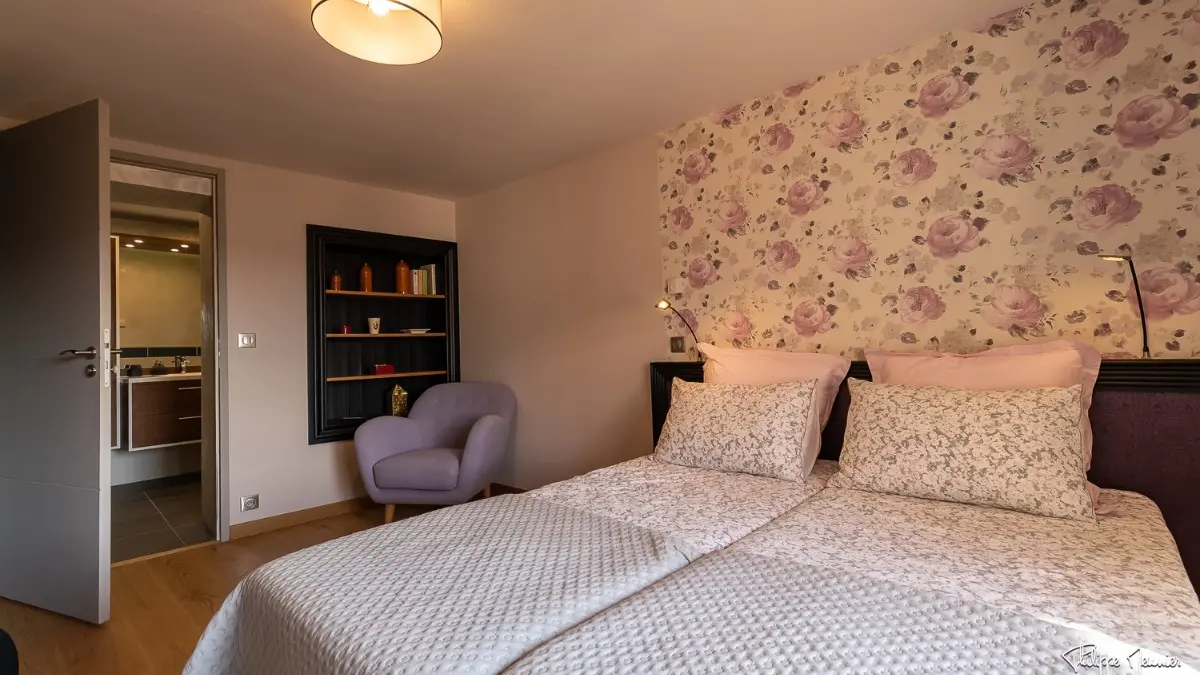 gite d'Appolline chambre 2 lits simples