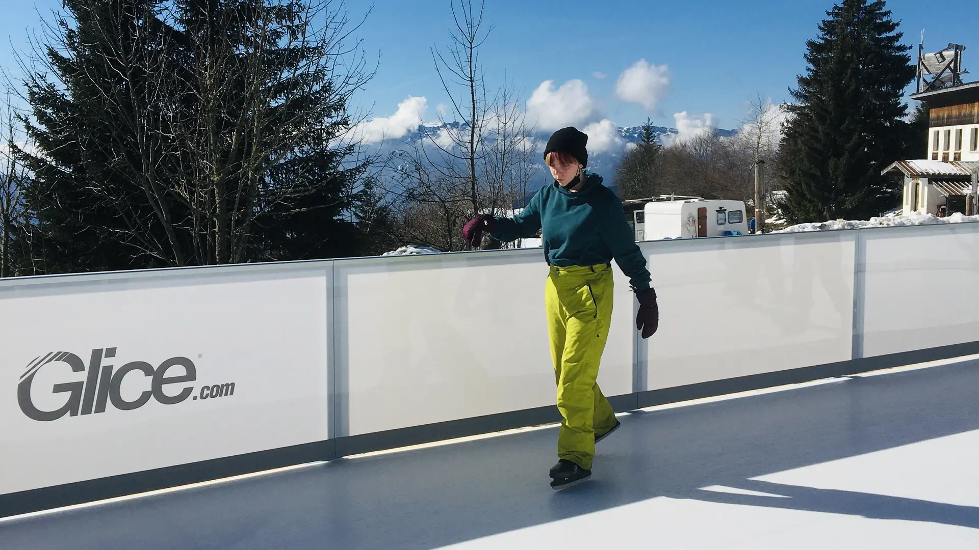 photo de la patinoire au Collet