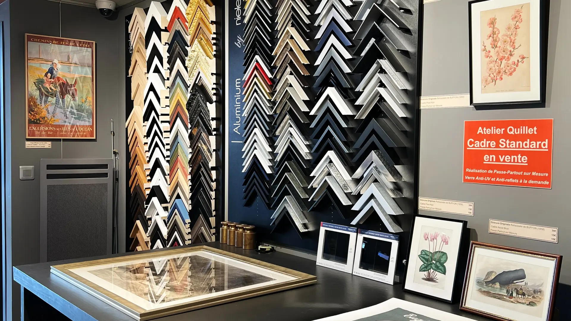 Encadrement sur mesure