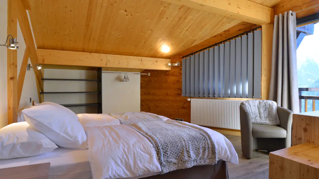 Chambre 2 couchages avec vue sur la station