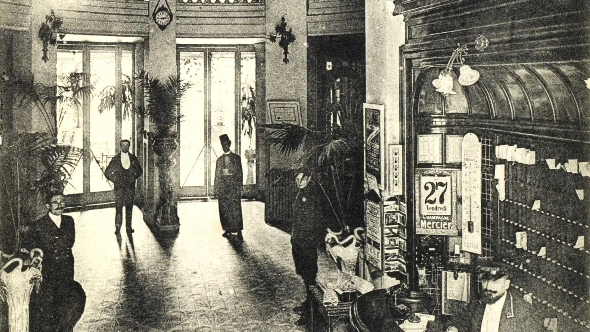 Carte postale, vers 1905